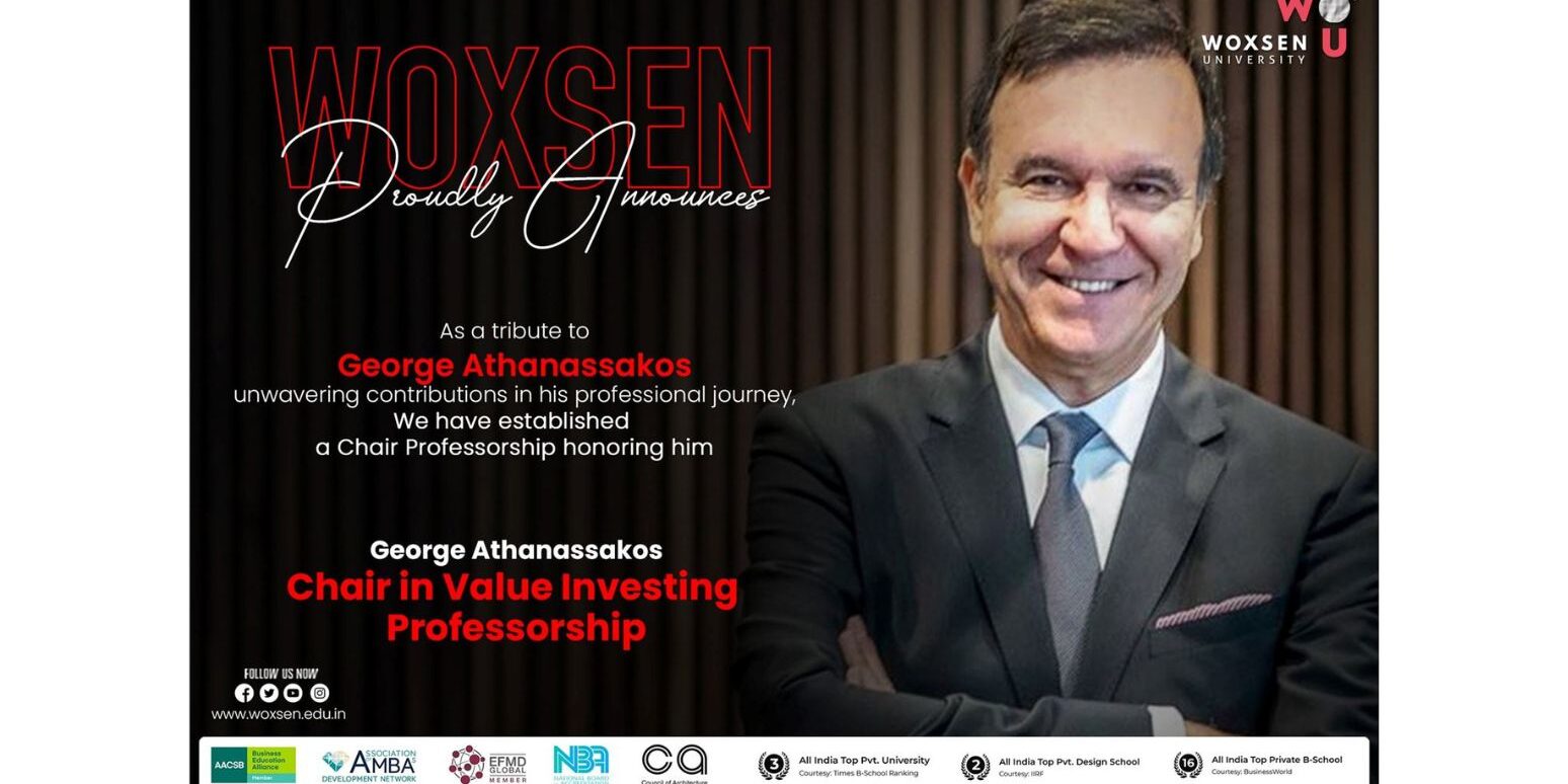 Image from Woxen University’s Media Announcement George Athanassakos