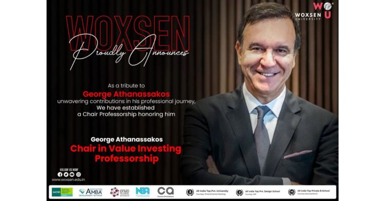 Image from Woxen University’s Media Announcement George Athanassakos