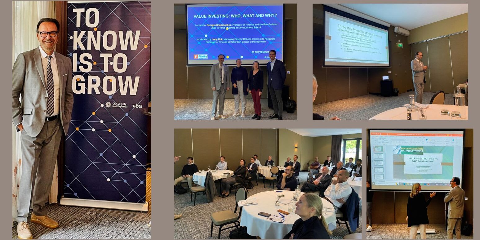 Value Investing Presentation at the CFA Society in Amsterdam Value Investing Presentation at the CFA Society in Amsterdam